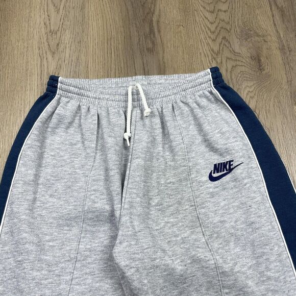Nike Pants Mens Large Track 80s Joggers Athletic Gray Blue Swoosh Vintage - Picture 2 of 15